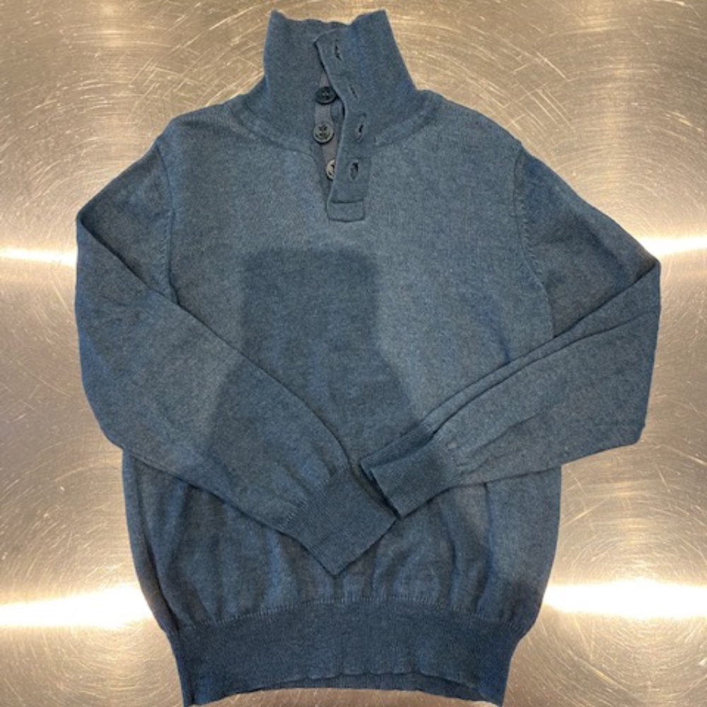 Petit Bateau Boys Cashmere Polo Neck Sweater